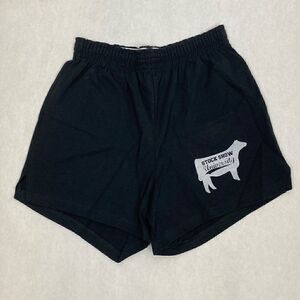 NEW Sullivan Supply Stock Show U University Black Athletic Shorts Cheer Girls